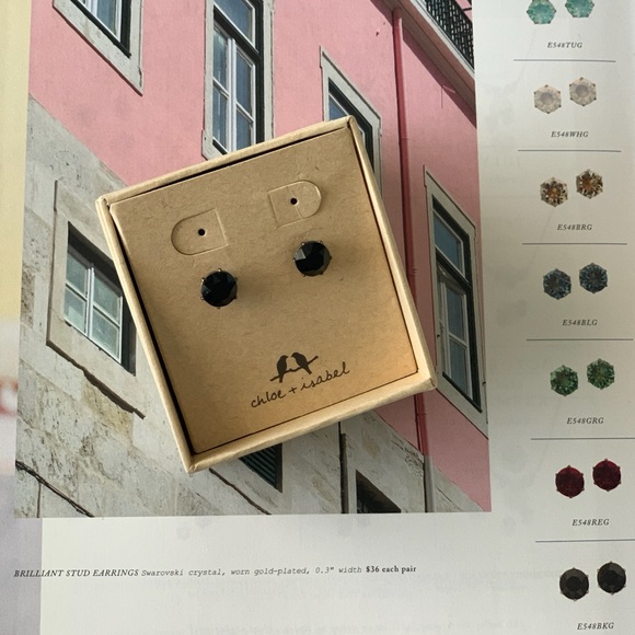 Chloe + Isabel Crystal Stud Earrings 💎✨ - Picture 1 of 3